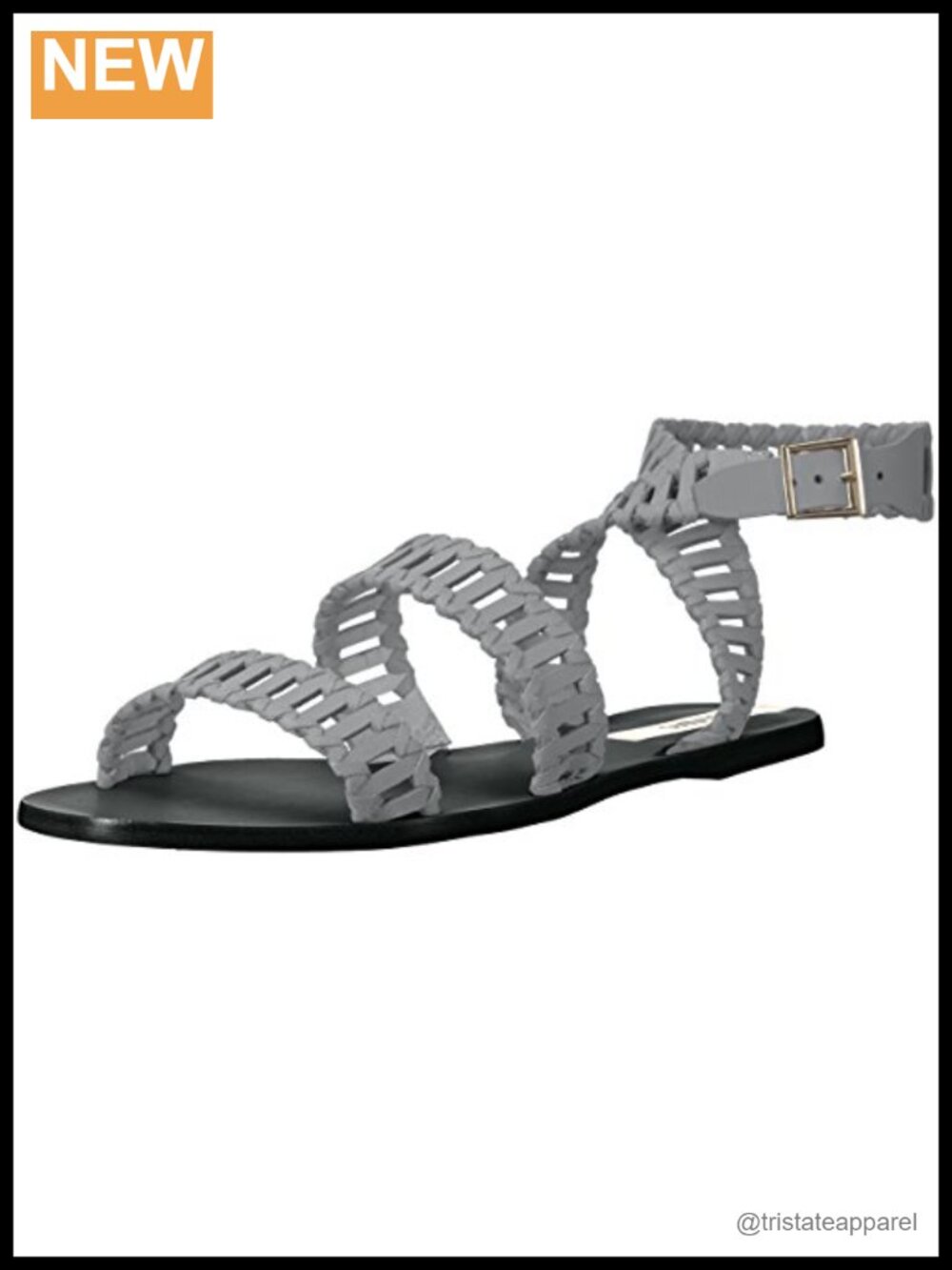 Handcrafted Brazilian Leather Gladiator Flat Sandal Ankle Strap